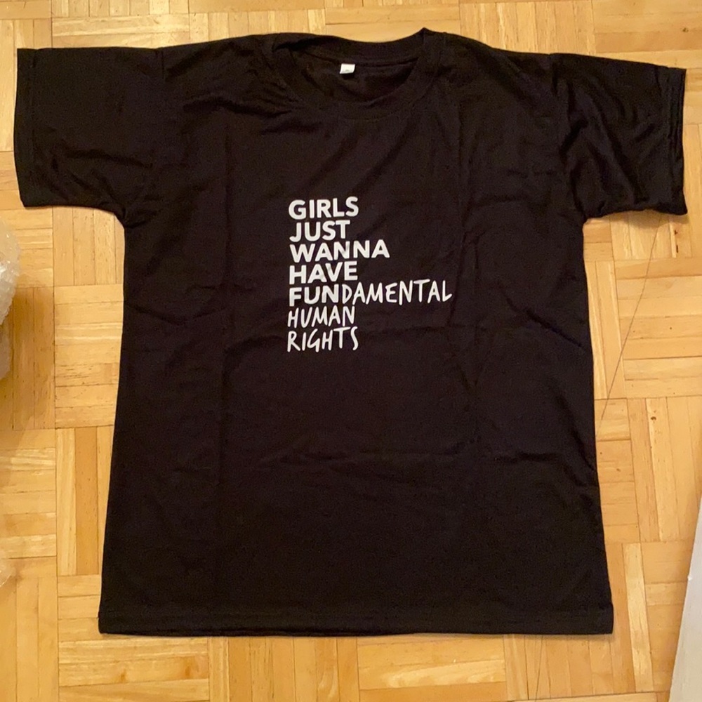 Women rights t-shirt women’s top black tee black